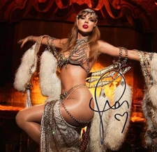 TAYLOR SWIFT 8X10 SIGNED PHOTO AUTOGRAPH THE LIFE OF A SHOWGIRL POSTER REPRINT