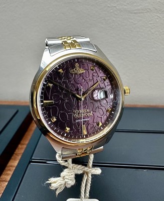 New Vivienne Westwood Camberwell Purple & Gold Dial Ladies 37mm