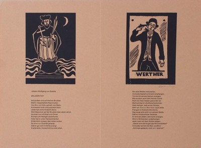 Inge Müller-Matthies (1936 - 2007) - 'Weiße Magie' Original-Holzschnitt