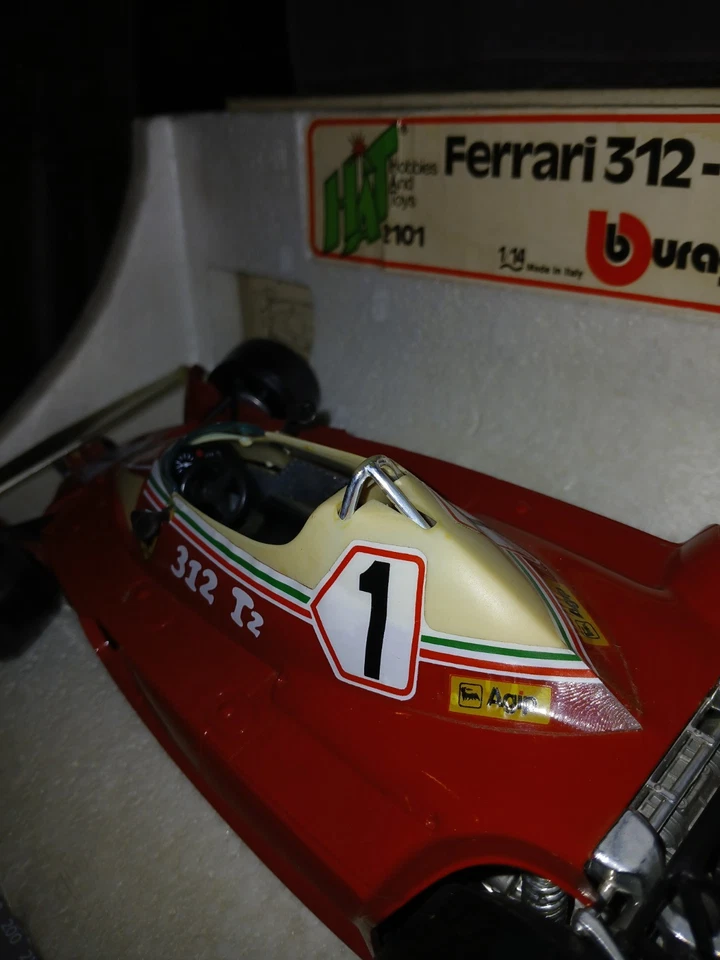 Burago  FORMULA 1 F1 scala 1:14 Ferrari 312 T2 Burago diecast - Immagine 4 di 4