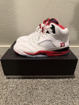 Jordan Air Jordan 5 Retro 2025 Fire Red White Black HQ7978-101 Men's Sneaker