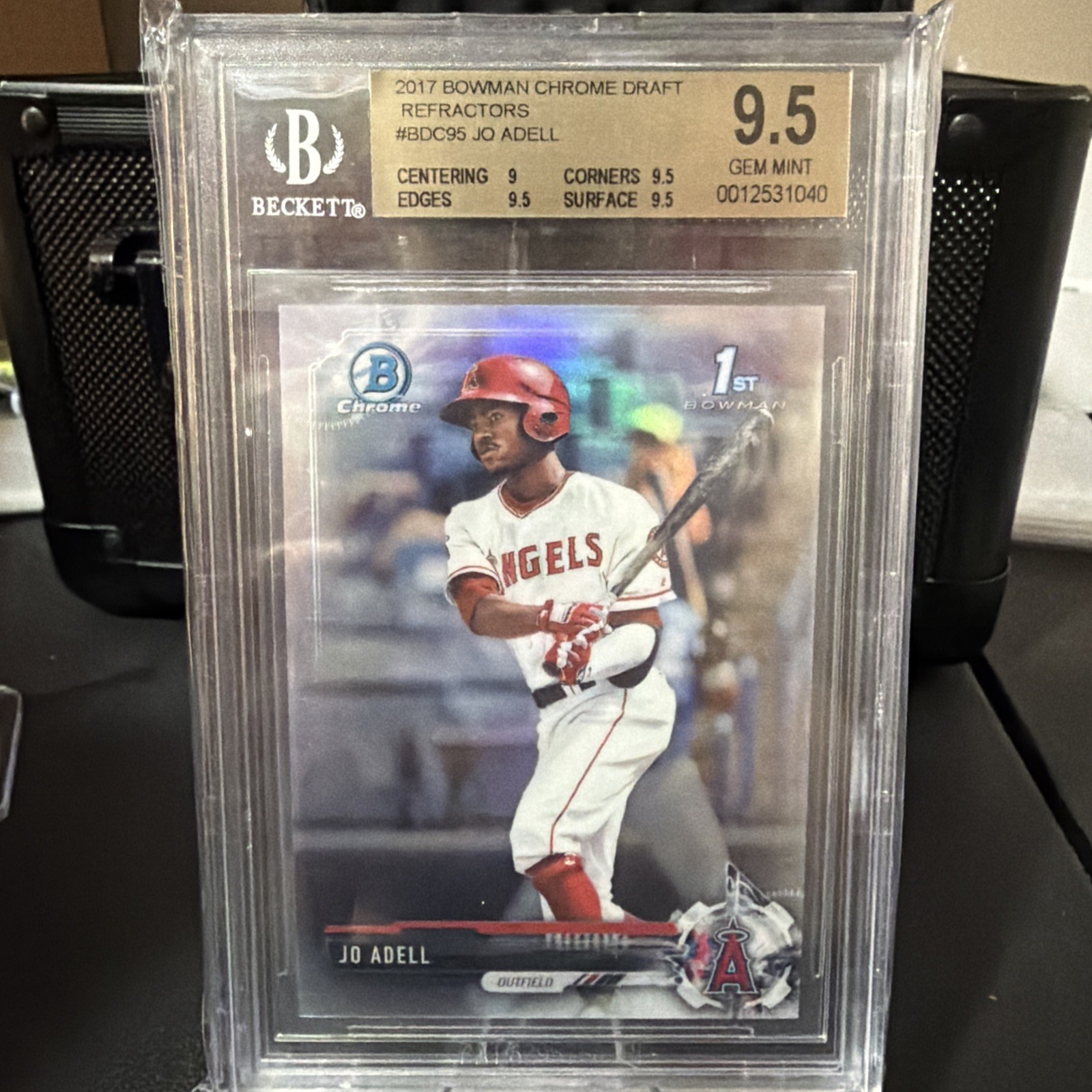 2017 Bowman Draft - Chrome Jo Adell #BDC-95 Refractor (RC)