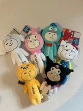 Sanrio Characters Yukio Mascot Set 6pcs My Melody Kuromi Hello Kitty New