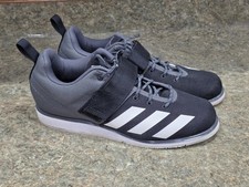 Scarpe da sollevamento pesi Adidas Powerlift 4 - Nero/Bianco - Taglia 10 