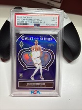 2023-24 Panini Phoenix - Court of the Kings #23 Victor Wembanyama (RC) /25 PSA 9