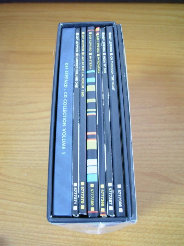 DEF LEPPARD SHM-CD 6 discs + 1 single CD Box Set Limited Edition Japan Edition Foto 3 de 3