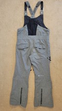 Obermeyer Women's Gray Ski Snow Bib Pants Suspender Insulated Style 35014