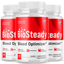  3 Pack Biosteady Advanced Support Blood Supplement Bio Steady 180 Capsules
