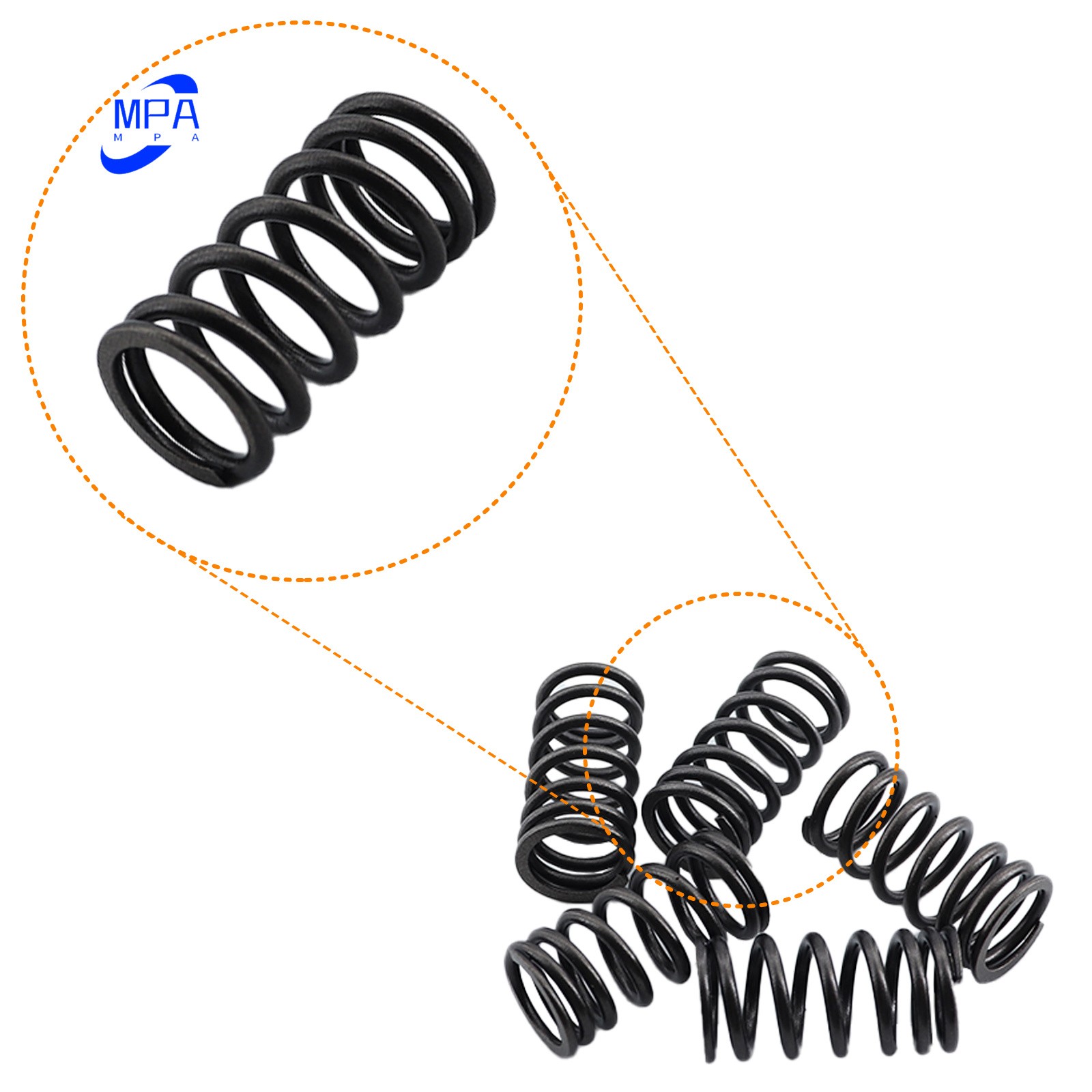 5TA-12113-00-00 For Yamaha YFZ450 2004-2009 YZ450F 2003-2009 Valve Springs X5