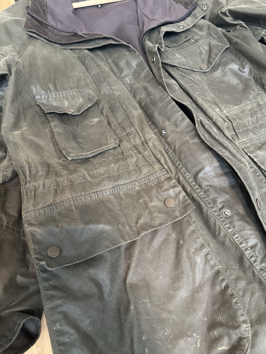 Barbour X Engineered Garments Waxed Zip Parka MWX14390L51 Size M
