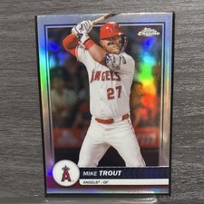 2026 Topps Flagship Collection Mike Trout #1 Baseball MLB Card - Refractor