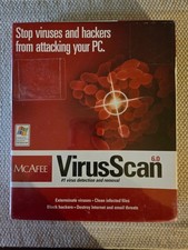 Mcafee Virus Scan Professional 6.0 2001 Vintage NEW Sealed