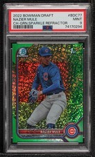2022 Bowman Draft Chrome Green Sparkle Refractor 19/99 Nazier Mule PSA 9 02ti