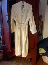 Zara Maxi Mantel aus hochwertiger Manteco Wolle Naturweiß Gr. S / M