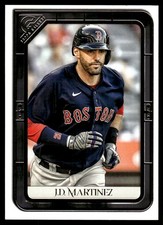 J.D. Martinez 2021 Topps Gallery #58 Red Sox MLB READ FREE SHIPPING AutographDen