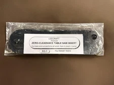 Leecraft RG-3 Zero Clearance Insert Fits RIDGID R4510 Table Saw – New/Sealed