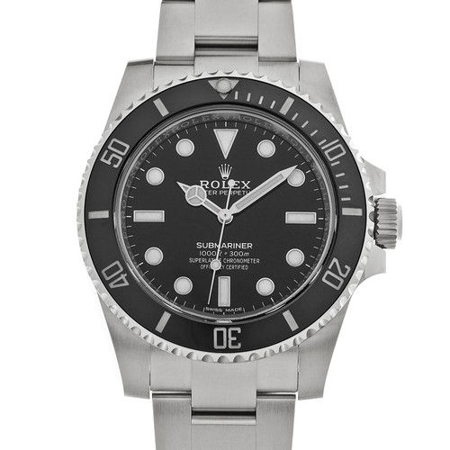 ROLEX Submariner 114060 black WATCH 732670