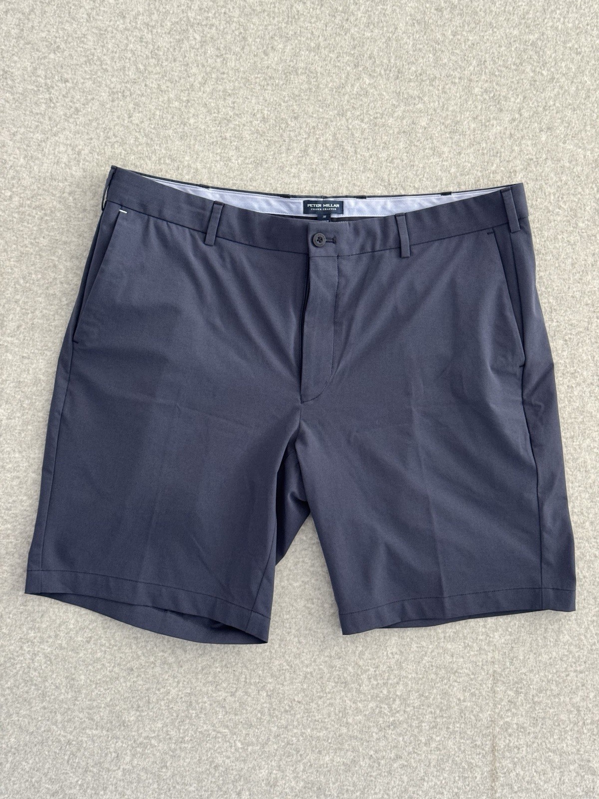Peter Millar Crown Crafted Surge Performance Golf Shorts Navy Blue Men’s Size 38