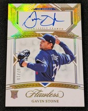 2023 Panini Flawless Gavin Stone ROOKIE AUTOGRAPH 7 /10 GOLD FRAMED Auto Dodgers