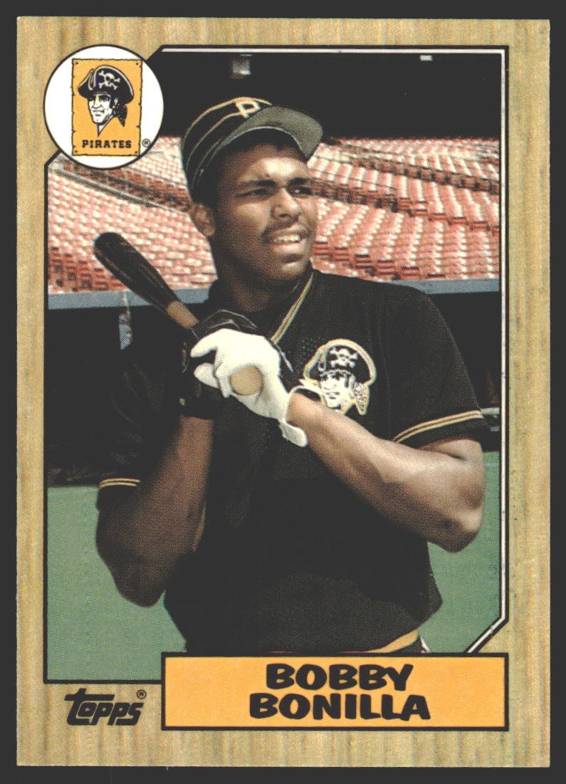 Bobby Bonilla #184 1987 Topps Collector's Edition (Tiffany) Pirates RC