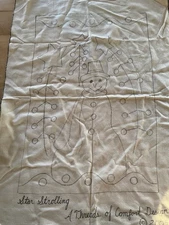 Snowman Rug Hooking Pattern Monks Cloth 20 By 30- Threads Of Comfort