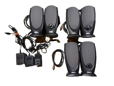 Dell A215 0D3431 Desktop PC Computer Speakers Set Multimedia Audio