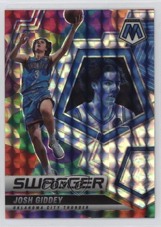2021-22 Panini Mosaic Swagger Josh Giddey #12 18yu