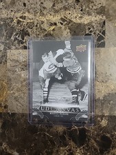 Maurice Richard 2023-24 Upper Deck Series 2 Canvas Black & White C242 Canadiens 