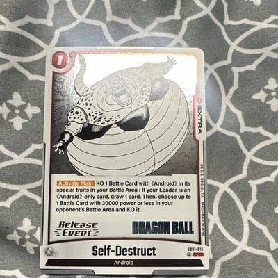Bandai Dragon Ball Super Self-Destruct Rare Release Event Card SB01-015 English