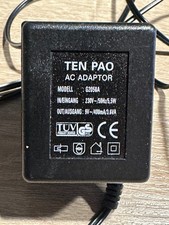 TEN PAO AC Adapter Zasilacz Zasilacz - Model G2058A 9V 400mA 3,6VA n510