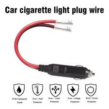 12V / 24V Male Car Cigarette Lighter Socket Plug Connector Pre-wired S9K2