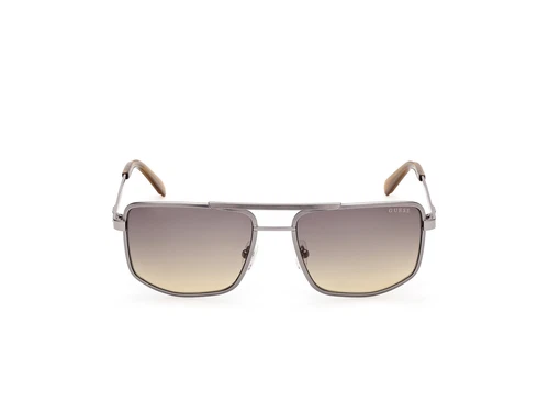 Guess GU00208 09B shiny satin gunmetal 57/18/145 MAN Sunglasses - Picture 2 of 4