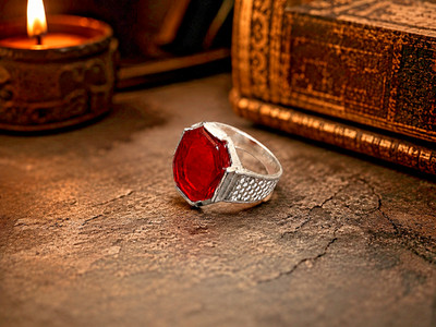 High Ranking Illuminati Freemason Lion Head Ring Antique Vintage Metaphysical