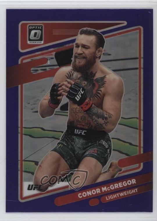 2022 Panini Donruss Optic UFC Purple Prizm Conor McGregor #75 8d2