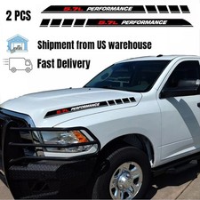 5.7l Performance Car Hood Decals Emblem For Dodge Ram 1500 2500 3500 Pickup 2pcs 5.7l Performance Car Hood Decals Emblem For Dodge Ram 1500 2500 3500 Pickup 2pcs