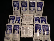 2 PERSON 72 HOUR 18 MEALS EMERGENCY SURVIVAL RATION & WATER 5 YR LIFE ditch bag