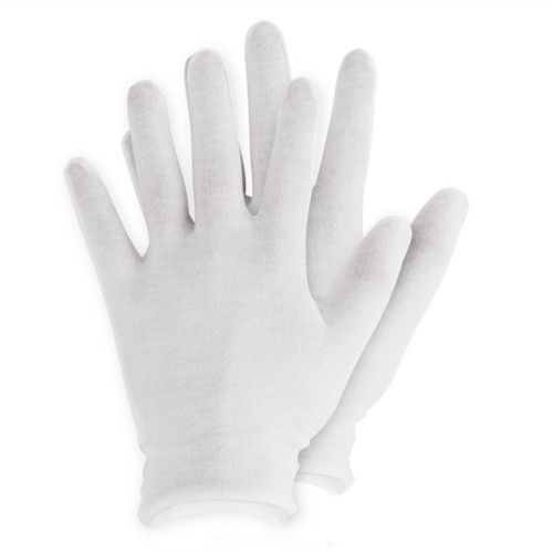6 Pairs Reusable Elastic Soft Cotton Work Gloves Jewelry Inspection spa Mittens - Picture 7 of 12