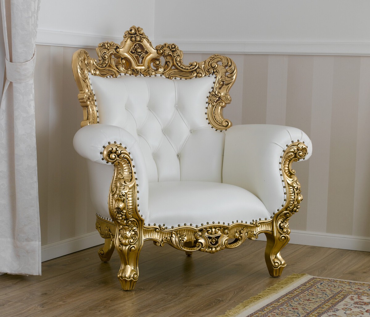 Sedia Trono Usata Poltrona Barocco Usata Poltrona Boutique Stile