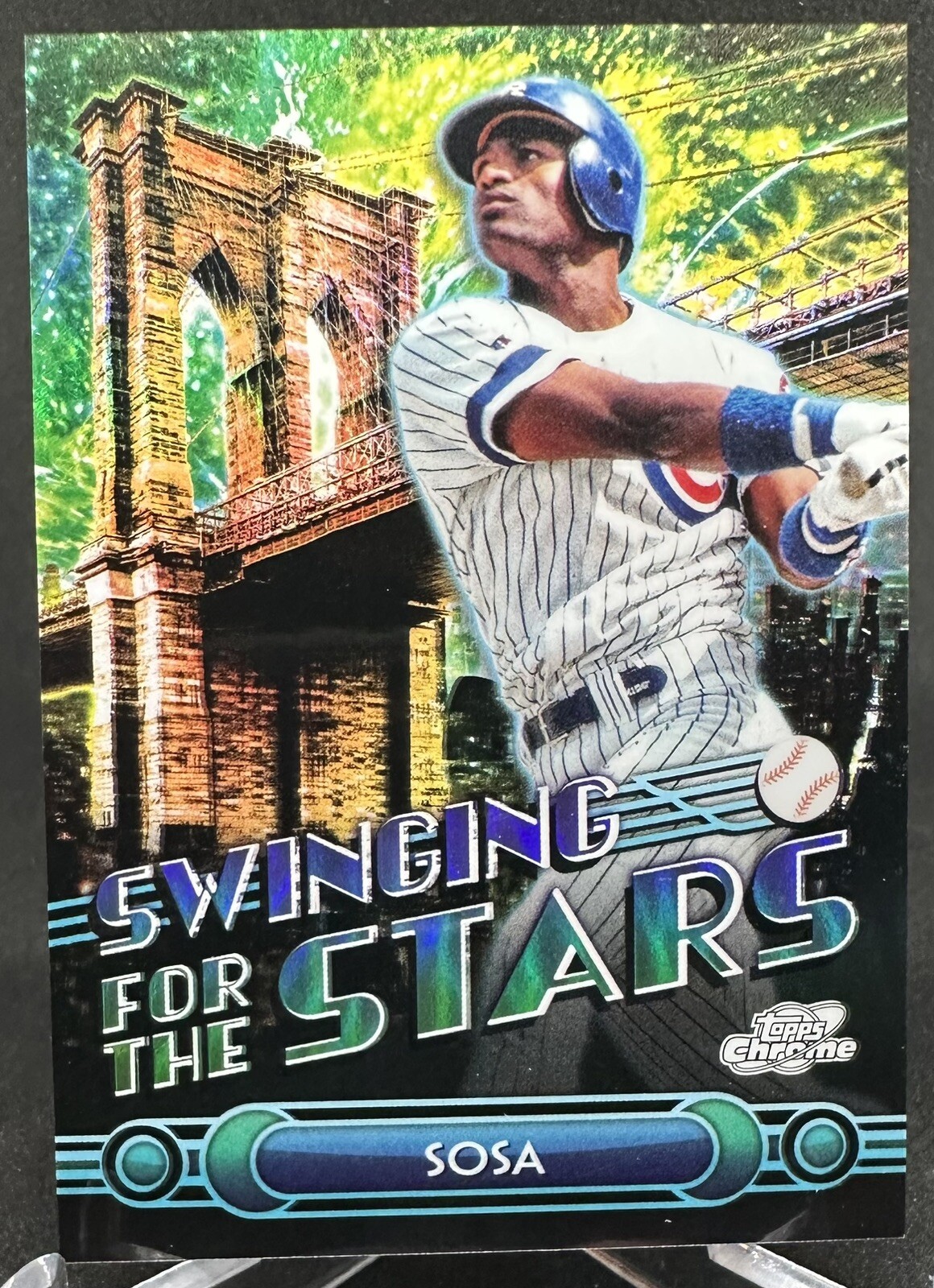 Sammy Sosa 2024 Topps Chrome Fanatics Fest Swinging For The Stars SSP #STS-22