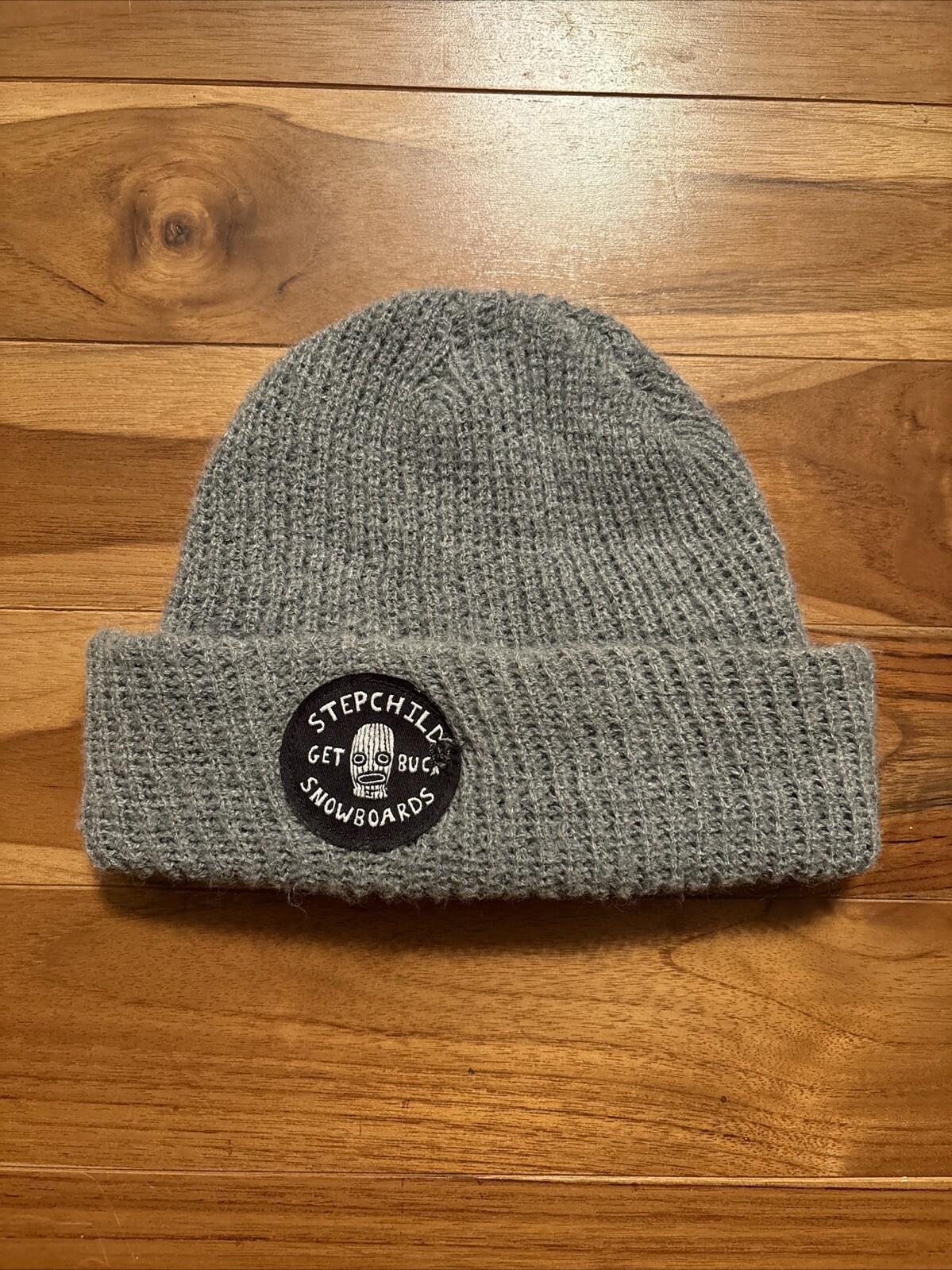 Vintage Y2K Stepchild Snowboards Acrylic Beanie OSFA