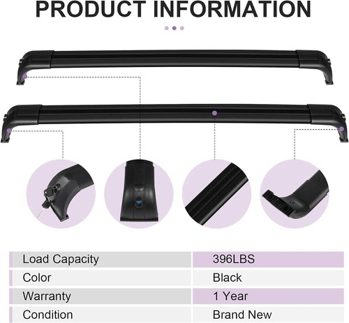 2 Stück Dachreling Dachträger Stange für LR Discovery 3 4 LR3 LR4 2004-2016  - Bild 6 von 8
