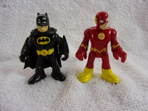 4 Imaginext DC Justice League Hawkman Batman Superman Flash - Bild 2 von 5