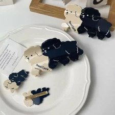 Unique Acetate Hair Claws - Kawaii Dog Barrette Hairclips Women Hair Accessories