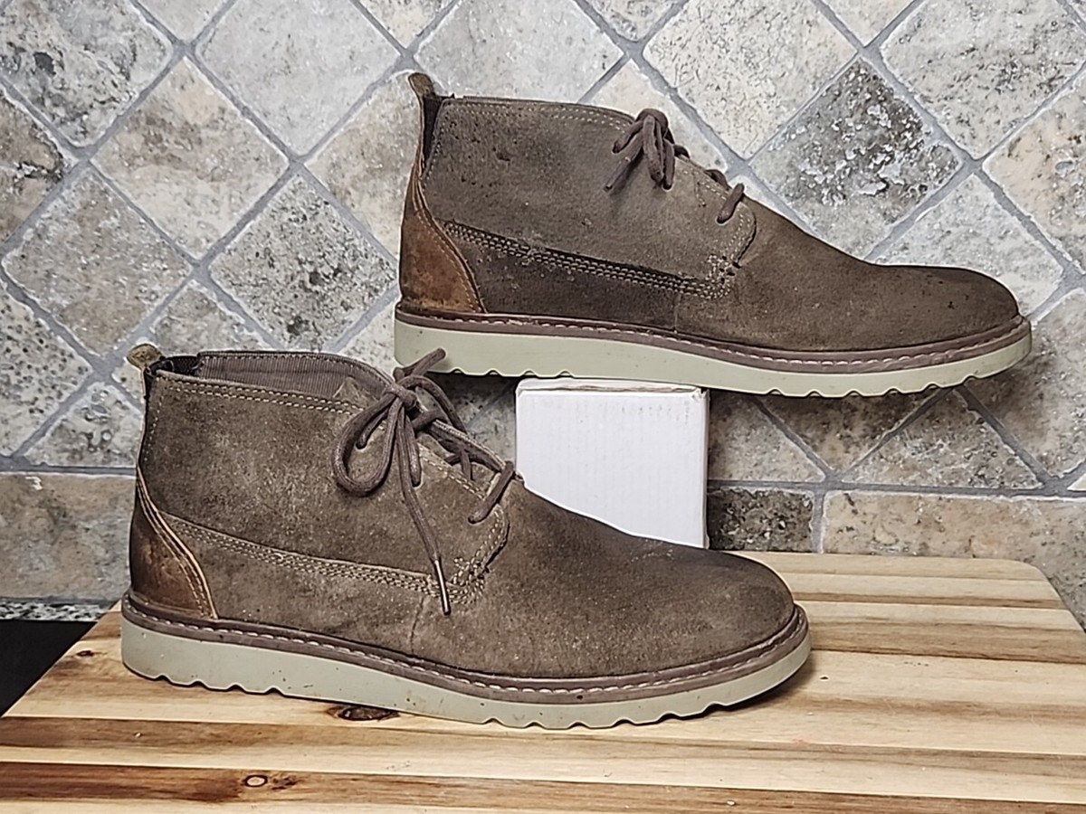 Reef Voyage Sunlight Boot Mens 10 M Brown Suede Chukka Boot 2017