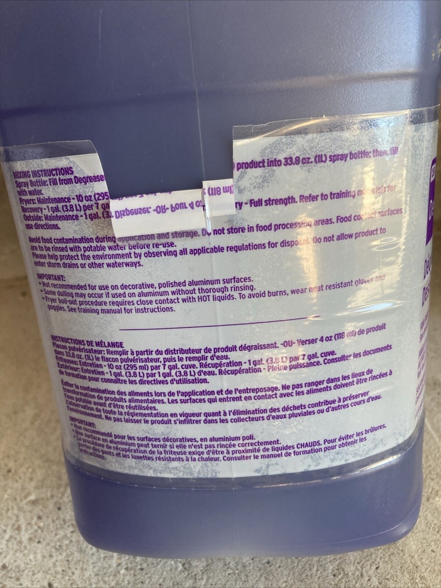 Ecolab Degreaser Kay QSR Heavy-Duty, Food Plant/Industrial Use, 1