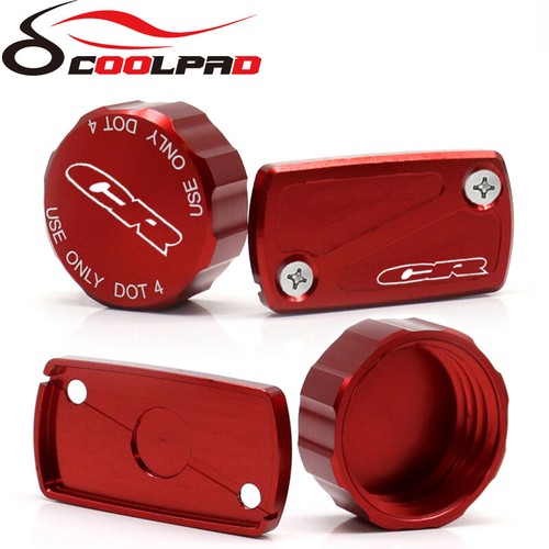 For HONDA CR125R/250R/500R CR80R/85R Front Rear Brake Reservoir Fluid Cover Cap - Picture 2 of 10