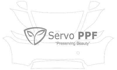 PreCut Suntek PPF-Ultra Clear Bra Film for 24+ Tesla Model 3 Partial Front End