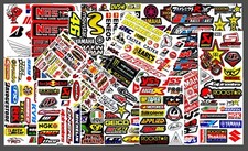 25 Sheets Lot Random Mix Set Stickers Decal Motorcycle Car Helmet Bicycle