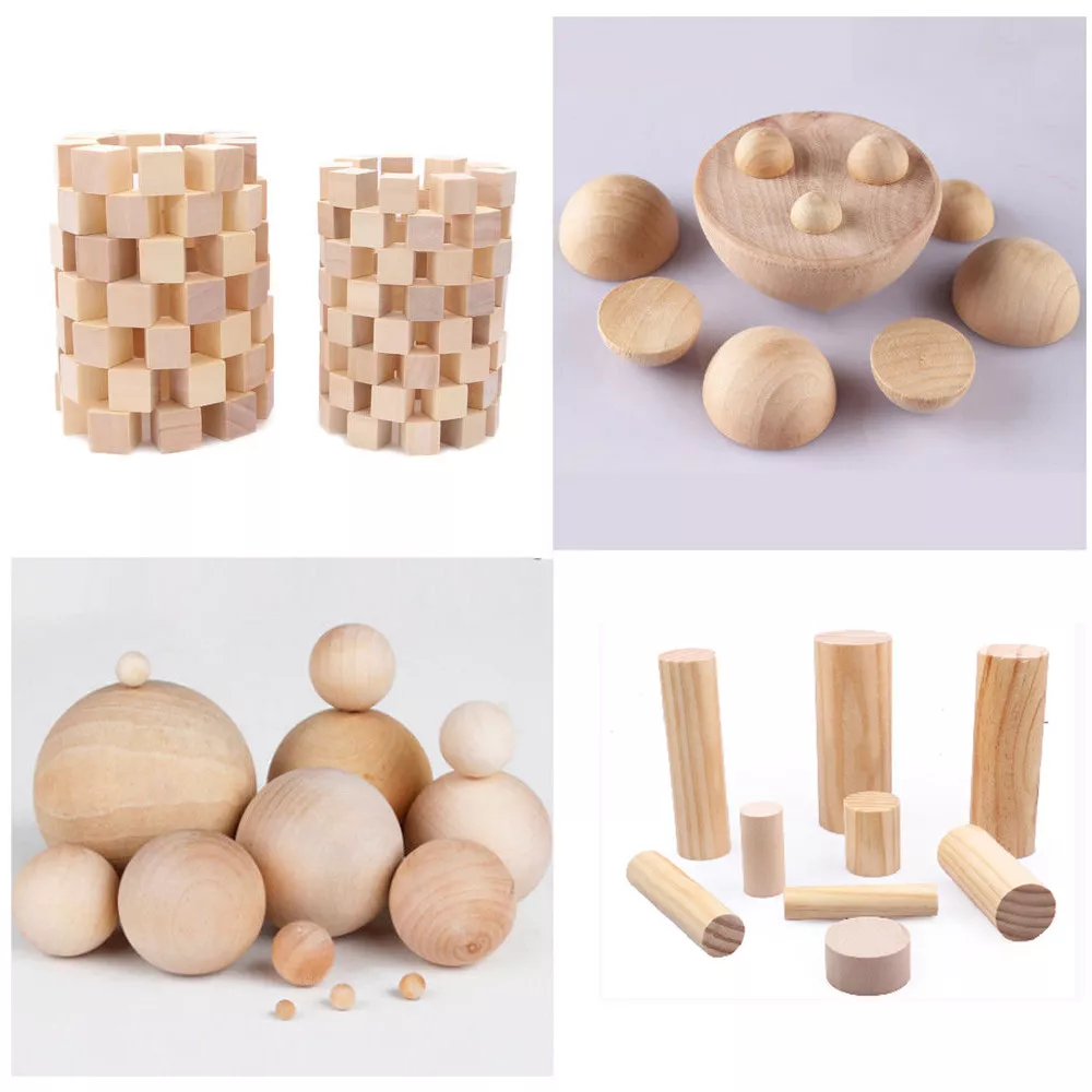 wooden blocks - wooden building blocks - wooden cubes - wooden balls