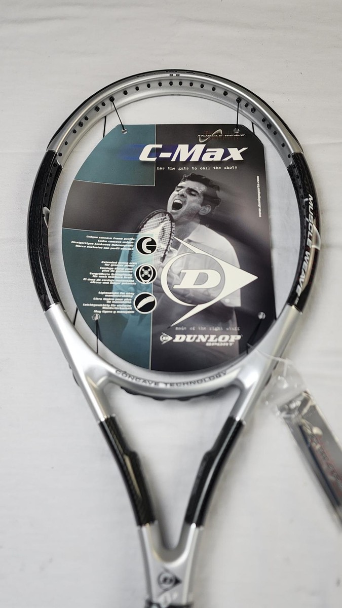 Dunlop Muscle Weave C-Max Tennis Racket w/ Cover - 4 3/8 in Dunlop Muscle Weave C-Max Tennis Racket w/ Cover - 4 3/8 in